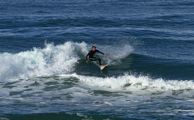 Surfing Necochea